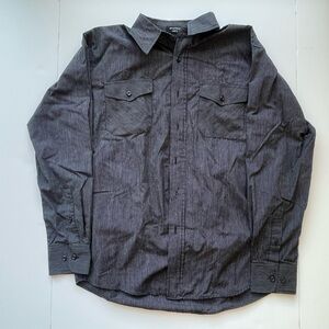 Beverly Hills Polo Club Men's Dark Gray Shirt Jacket